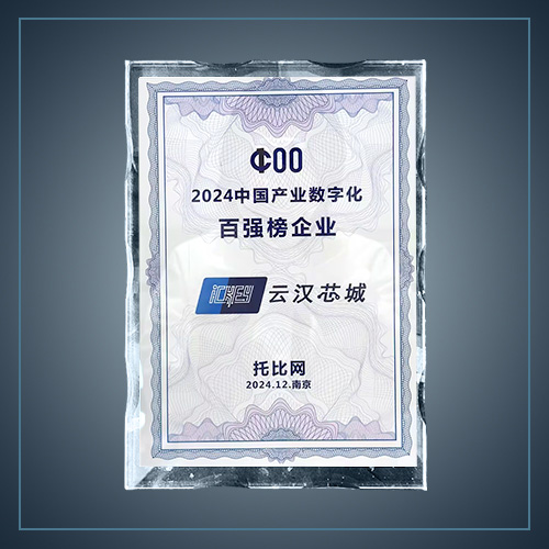 2024中国产业数字化百强-云汉芯城ICKey.cn