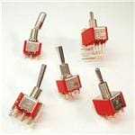 E-SWITCH 拨动开关 100SP3T1B2M2RE