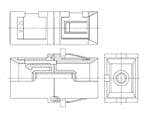 MOLEX 光纤连接器 - 适配器 106170-0150