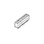 AMPHENOL 矩形连接器 - 针座 - 插座/母插口 68046-302LF