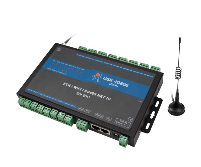 USR/济南有人物联网 网络控制器 USR-IO808-EWR V2-L431