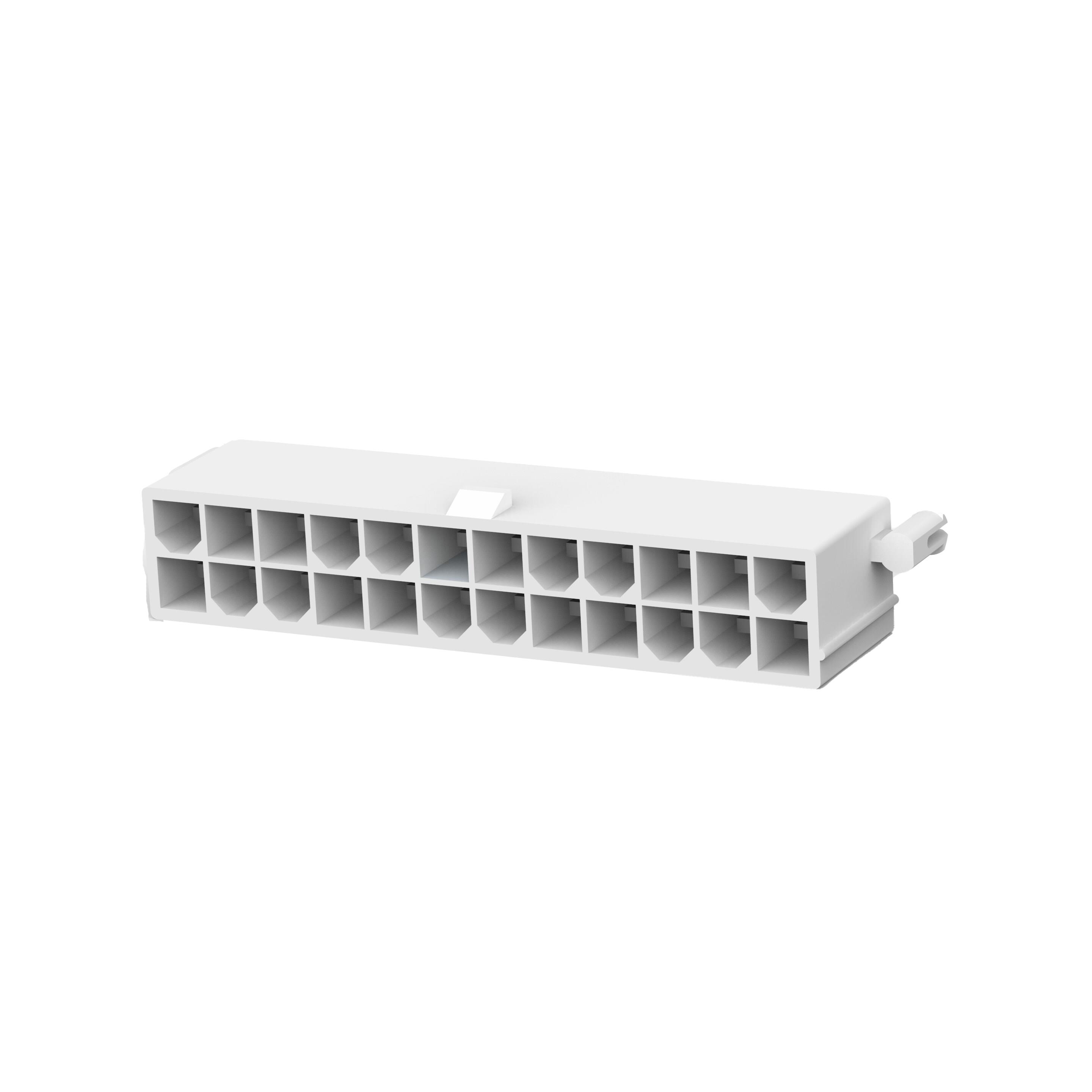 TE CONNECTIVITY 矩形连接器 - 针座 - 公插针 2-1586040-4