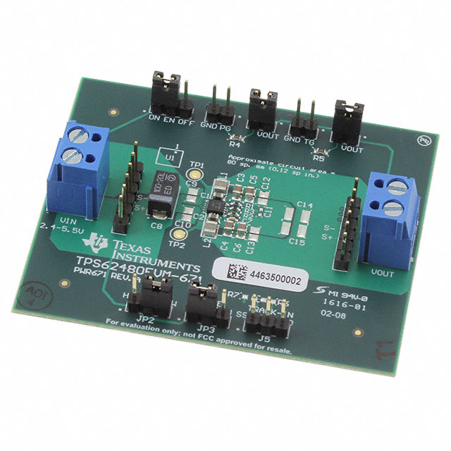 TEXAS INSTRUMENTS DC-DC稳压器 TPS62480EVM-671