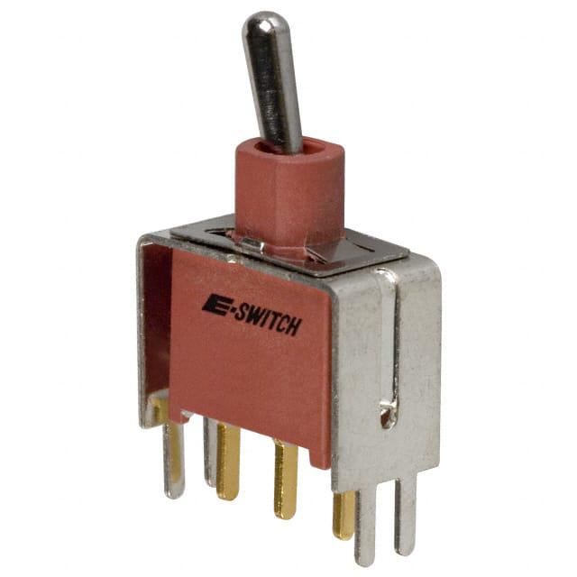 E-SWITCH 拨动开关 100AWSP1T2B4VS2RE