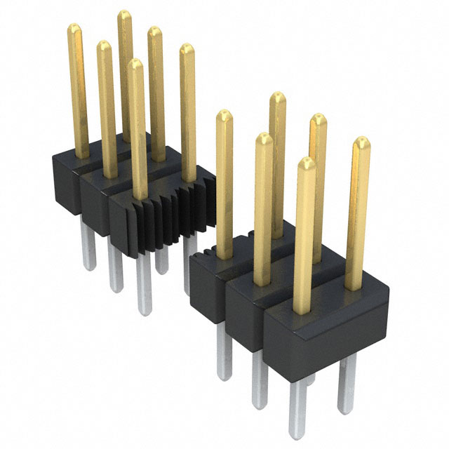 MOLEX 矩形连接器 - 针座 - 公插针 0010897662