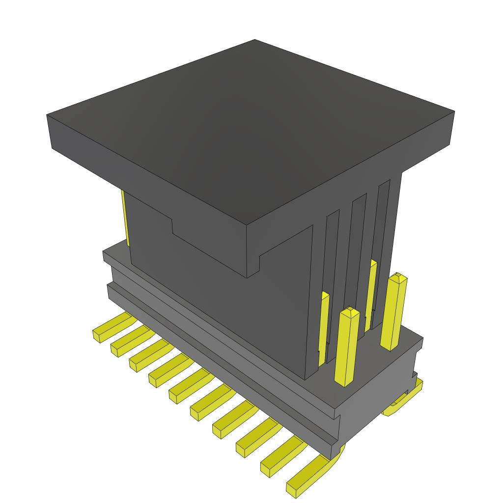 SAMTEC 矩形连接器 - 针座 - 公插针 FTR-110-03-G-D-06-P