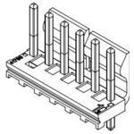 MOLEX 矩形连接器 - 针座 - 公插针 26624051