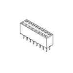 TE CONNECTIVITY 矩形连接器 - 针座 - 插座/母插口 2-215310-5