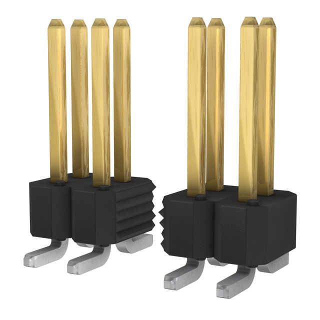 AMPHENOL 矩形连接器 - 针座 - 公插针 95278-102A10LF