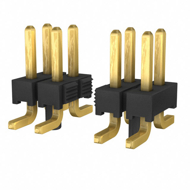 SAMTEC 矩形连接器 - 针座 - 公插针 TMM-107-01-G-D-SM-A-P-TR