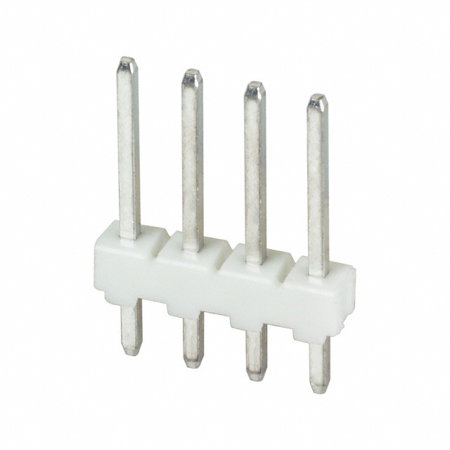 TE CONNECTIVITY 矩形连接器 - 针座 - 公插针 644456-4