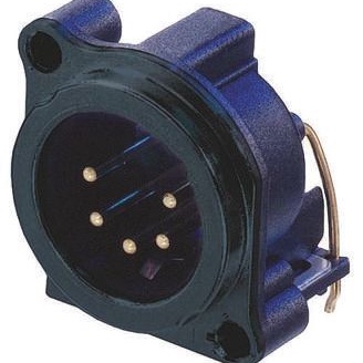 NEUTRIK 套管 - 音频连接器 NC5MBH-B