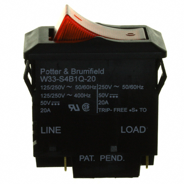 TE CONNECTIVITY 断路器 W33-S4B1Q-20