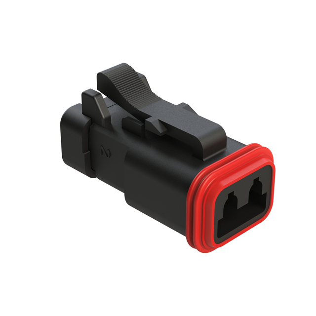 AMPHENOL 矩形连接器 - 外壳 AT06-2S-MM01BLK