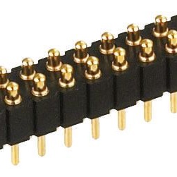 PRECI-DIP 矩形连接器 - 弹簧式 813-S1-016-10-017101