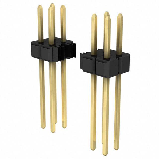 3M 矩形连接器 - 针座 - 公插针 929665-04-25-I