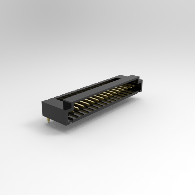 XKB CONNECTIVITY/中国星坤 矩形连接器 - 针座 - 公插针 X9556WR-16-N0V01