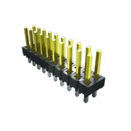 SAMTEC 矩形连接器 - 针座 - 公插针 TSW-150-16-T-S