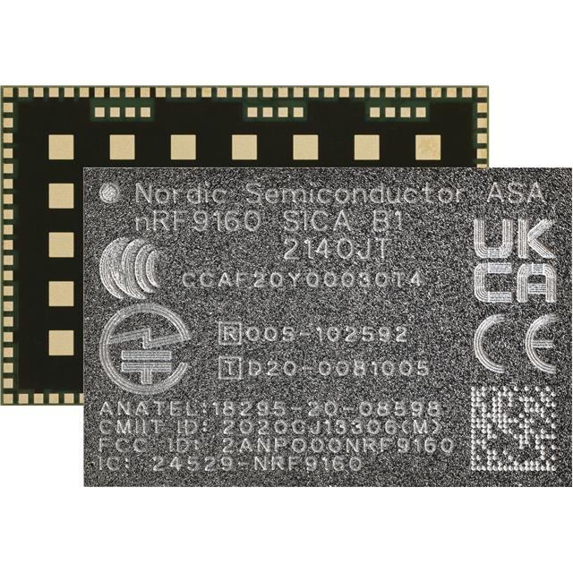 NORDIC SEMICONDUCTOR 无线收发芯片 NRF9160-SICA-B1A-R7