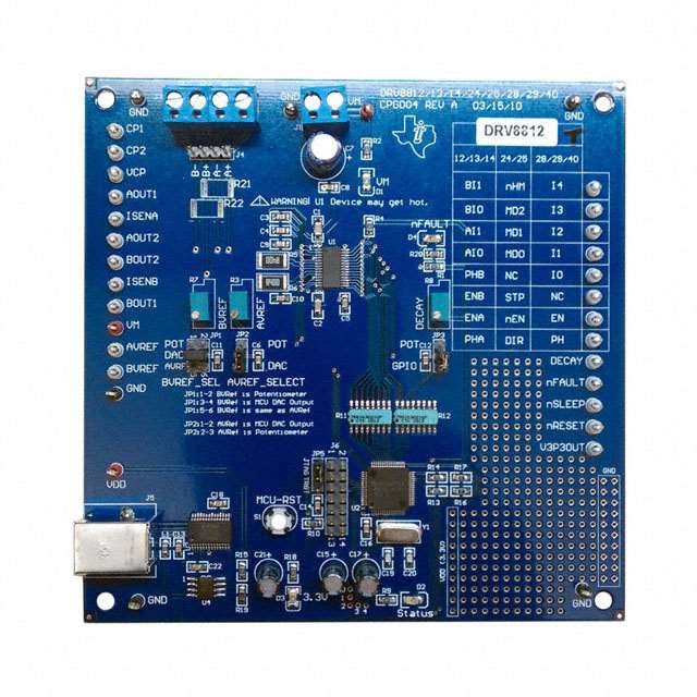TEXAS INSTRUMENTS 评估、开发板开发工具 DRV8812EVM