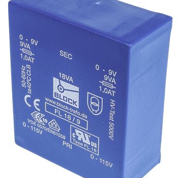 BLOCK TRANSFORMATOREN-ELEKTRONIK 电源变压器 FL 18/9