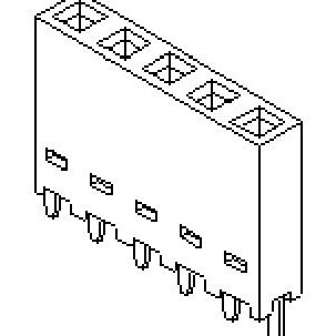 MOLEX 矩形连接器 - 针座 - 插座/母插口 901471108