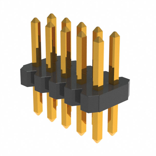 SULLINS CONNECTOR SOLUTIONS 矩形连接器 - 针座 - 公插针 GRPB052VWVN-RC