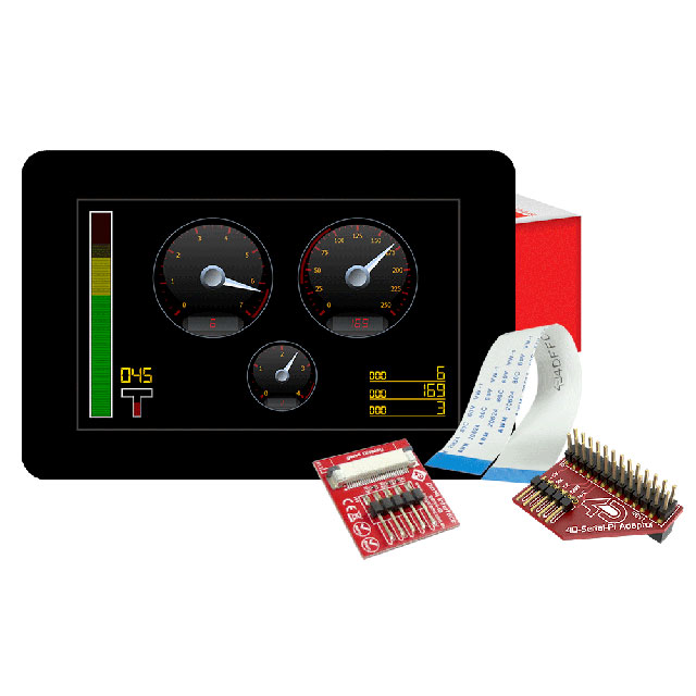 4D SYSTEMS LED显示器件 GEN4-ULCD-50DCT-CLB-PI