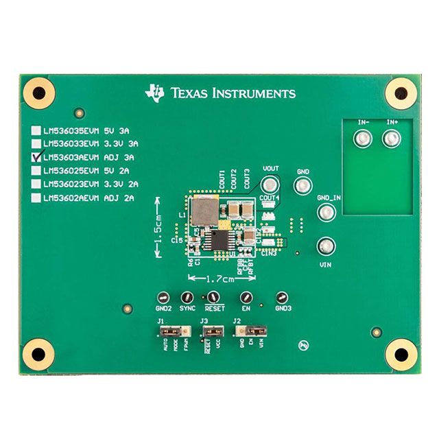 TEXAS INSTRUMENTS DC-DC稳压器 LM53603AEVM