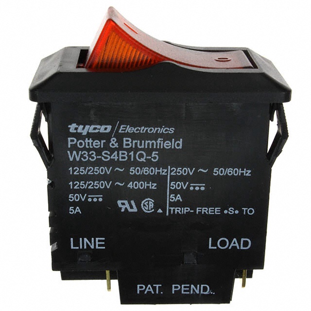 TE CONNECTIVITY 断路器 W33-S4B1Q-5
