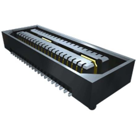 SAMTEC 矩形连接器 - 阵列/边缘型/夹层式（板对板） QSE-020-01-L-D-A-TR