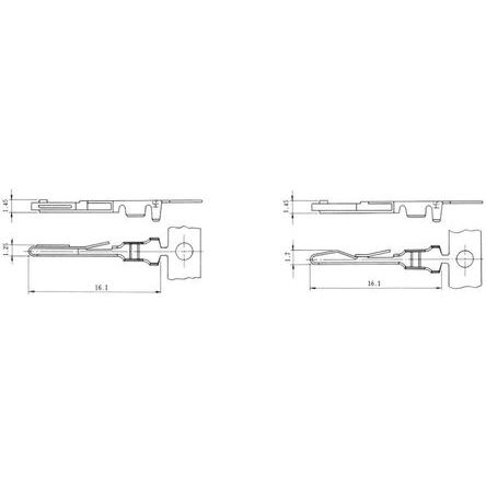 HIROSE ELECTRIC 背板连接器 - 触头 QR/P8-PC-111