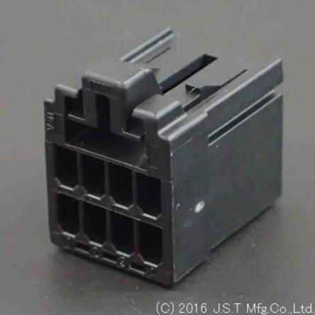 JST 矩形连接器 - 外壳 J21DF-08V-KX-L