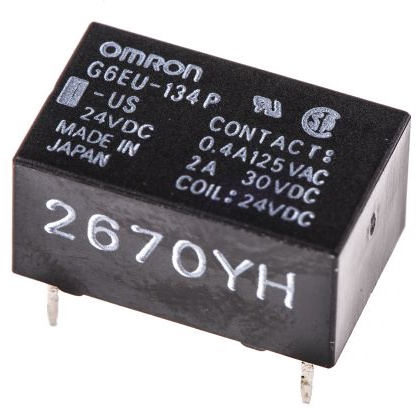 OMRON/欧姆龙 信号继电器 G6EU-134P-US 24DC