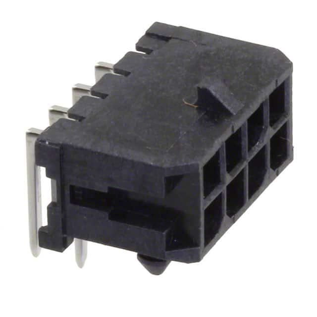 MOLEX 矩形连接器 - 针座 - 公插针 430450800