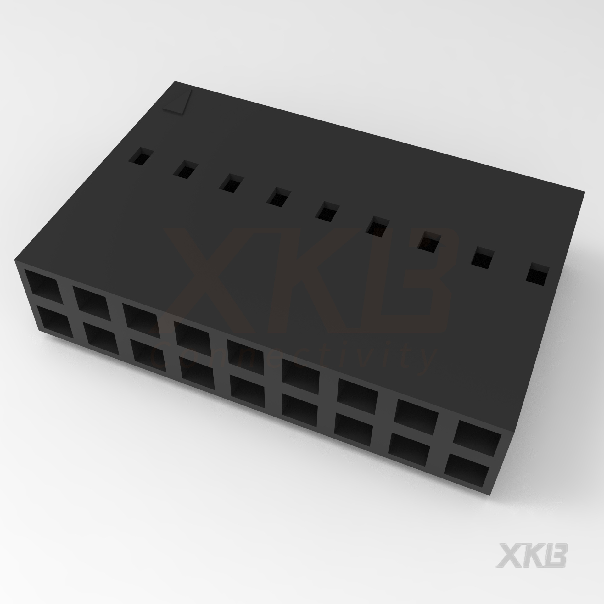 XKB CONNECTIVITY/中国星坤 矩形连接器 - 板载/直接线对板 X9555H-2x09E3-PT