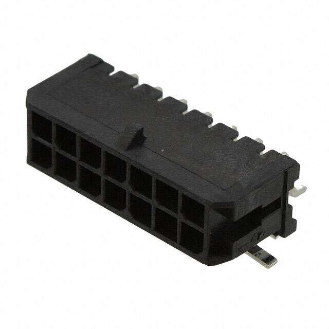 MOLEX 矩形连接器 - 针座 - 公插针 430451411