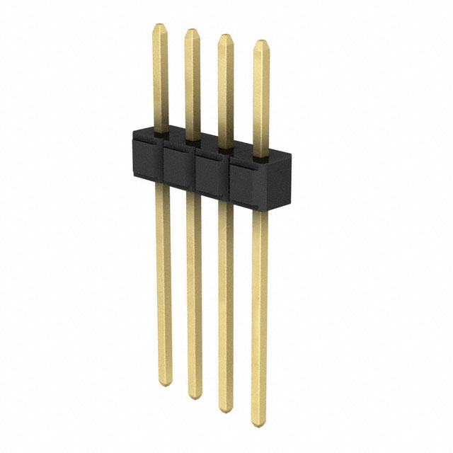 3M 矩形连接器 - 针座 - 公插针 929647-04-04-I