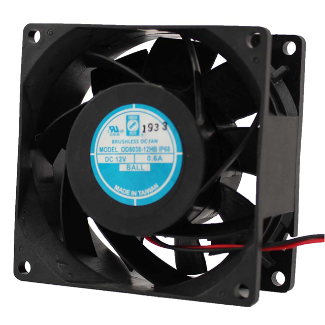ORION FANS 风扇和热管理 OD8038-12HBIP68