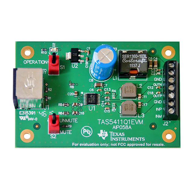 TEXAS INSTRUMENTS 多媒体放大器 TAS5411Q1EVM