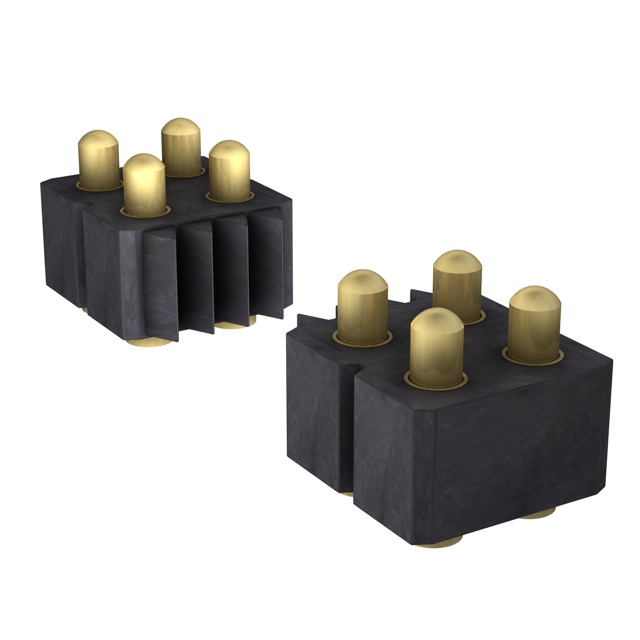 PRECI-DIP 矩形连接器 - 弹簧式 813-S1-010-30-014191