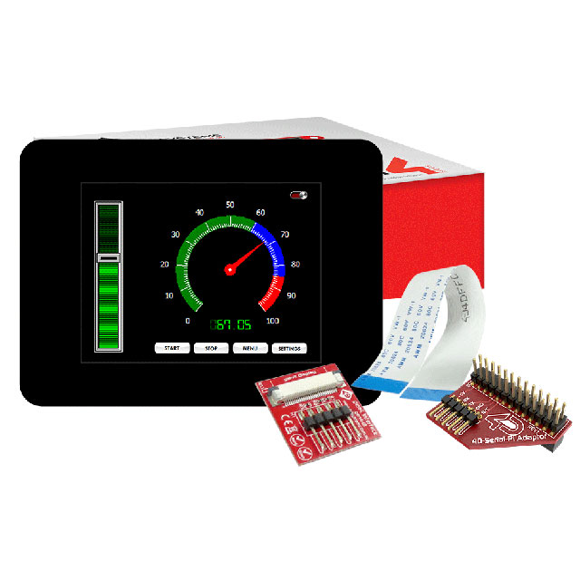 4D SYSTEMS LED显示器件 GEN4-ULCD-32DCT-CLB-PI