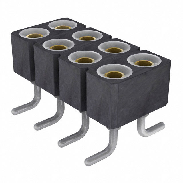 PRECI-DIP 矩形连接器 - 针座 - 插座/母插口 410-87-208-41-105101