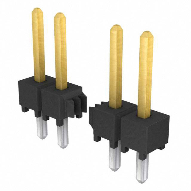 SAMTEC 矩形连接器 - 针座 - 公插针 TSW-108-23-F-S