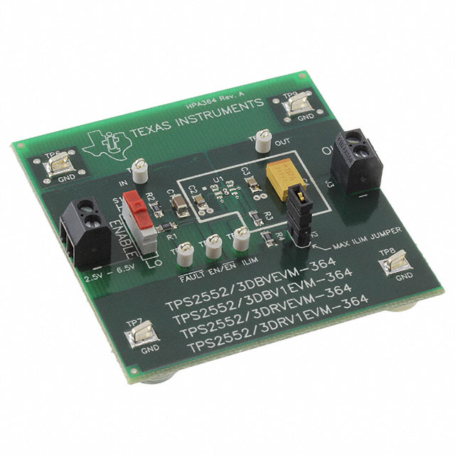 TEXAS INSTRUMENTS 评估、开发板开发工具 TPS2552DRV1EVM-364