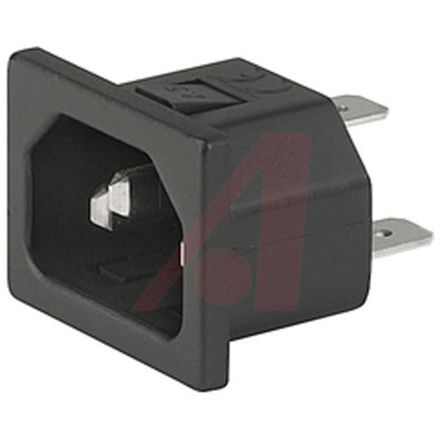 SCHURTER 电源接入连接器 - 输入/输出/模块 6162.0027
