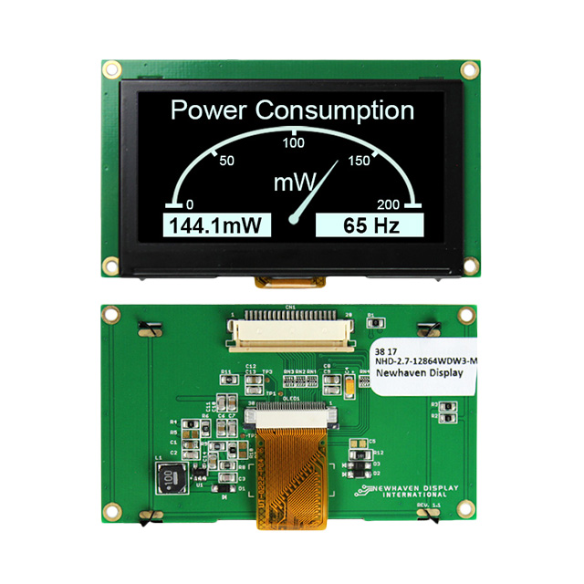NEWHAVEN DISPLAY LED显示器件 NHD-2.7-12864WDW3-M