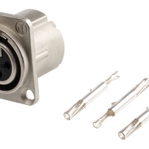 NEUTRIK 套管 - 音频连接器 NC3FD-LX-HA