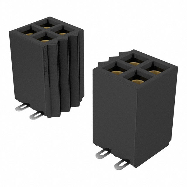 SAMTEC 矩形连接器 - 针座 - 插座/母插口 SFMC-125-02-S-D-P