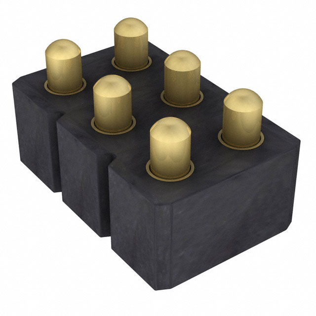 PRECI-DIP 矩形连接器 - 弹簧式 813-SS-006-30-002101